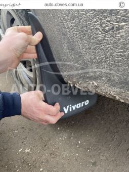Брызговики Opel Vivaro 2015-2019 -тип: задние комплект, без креплений фото 3