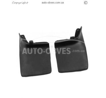 Mudguards Nissan NP300 1999-2014 -type: rear 2pcs, medium quality, without fasteners фото 1