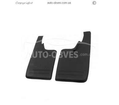 Mudguards Volkswagen Amarok 2016-... -type: rear 2pcs, medium quality, without fasteners фото 0