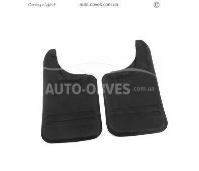 Mudguards Toyota Hilux 2012-2015 -type: rear long 2pcs, medium quality, without fasteners фото 1
