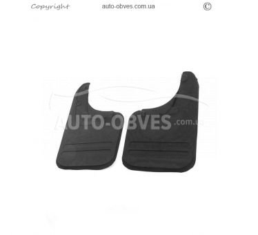 Mudguards Toyota Hilux 2006-2011 -type: rear short 2pcs, medium quality, without fasteners фото 0