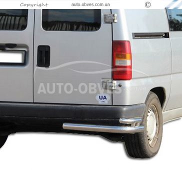 Rear bumper protection Scudo, Expert, Jumpy, 806 - type: double corners фото 0