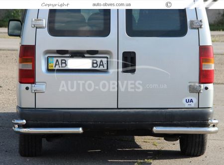 Rear bumper protection Scudo, Expert, Jumpy, 806 - type: double corners фото 2