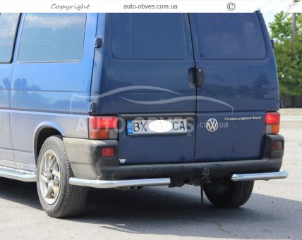 Защита заднего бампера Volkswagen T4 - тип: углы одинарные фото 2