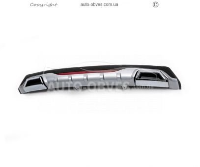 Задний диффузор Toyota Corolla 2013-2019 - тип: niken v2 фото 1