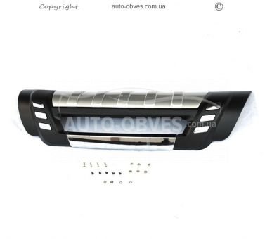 Задній дифузор Nissan Qashqai 2007-2010 - тип: сірий пластик v2 фото 0