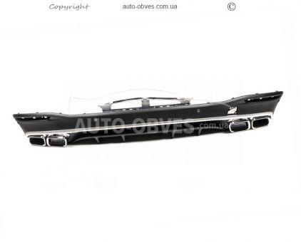 Rear diffuser with nozzles Mercedes GLE coupe w167 2018-… - type: chrome фото 5