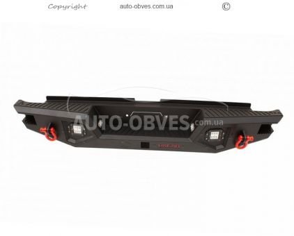 Rear power bumper for MItsubishi L200 2015-2018 - type: v2 photo 0