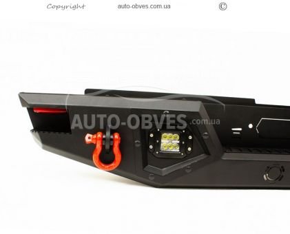 Rear power bumper for MItsubishi L200 2015-2018 - type: v2 photo 3