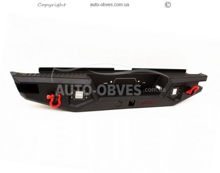 Rear power bumper for MItsubishi L200 2019-... - тип: v2 photo 2