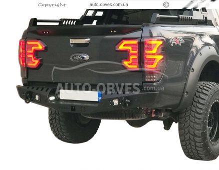 Rear power bumper for Ford Ranger 2017-... photo 1