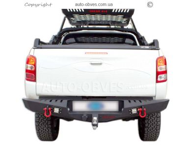Задний силовой бампер для MItsubishi L200 2015-2018 фото 2