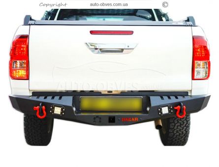 Rear power bumper for Toyota Hilux 2015-... фото 2