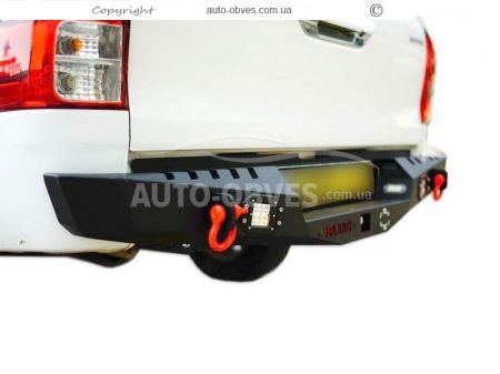 Rear power bumper for Toyota Hilux 2015-... фото 1