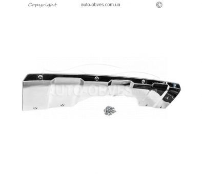 Back panel Mercedes GL class x164 2006-2009 - type: stainless steel фото 3