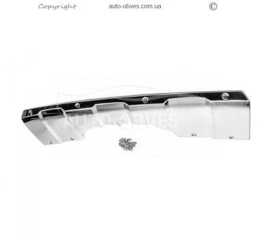 Back panel Mercedes GL class x164 2006-2009 - type: stainless steel фото 0