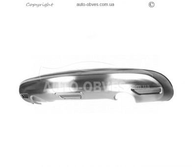 Back panel Infiniti QX70 - type: plastic фото 0
