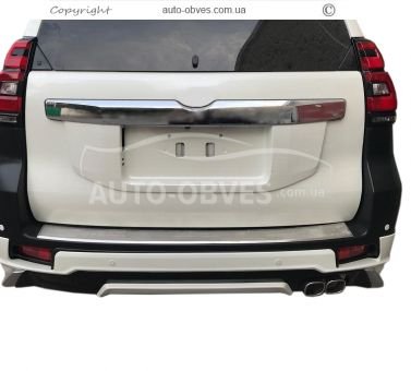 Chrome Trim with License Plate Housing for Toyota Prado 150 - Type: 2019 Design фото 4