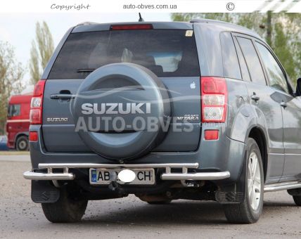 Suzuki Grand Vitara rear bumper protection фото 1