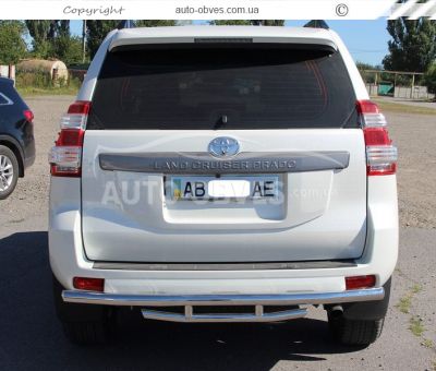 Toyota Prado 150 rear bumper protection фото 1