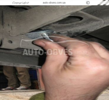 Rear bumper protection Hyundai H1 2008-2016 - type: single pipe фото 1