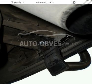 Rear bumper protection Hyundai H1 2018-... - type: single pipe фото 3