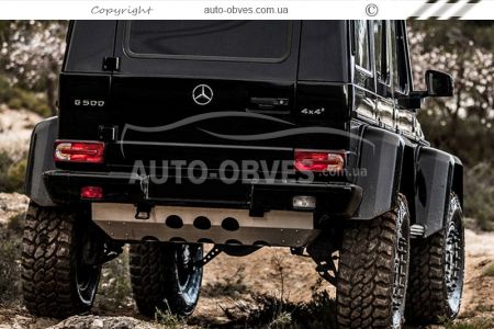 Rear bumper protection Mercedes G class w463 1990-2018 фото 2