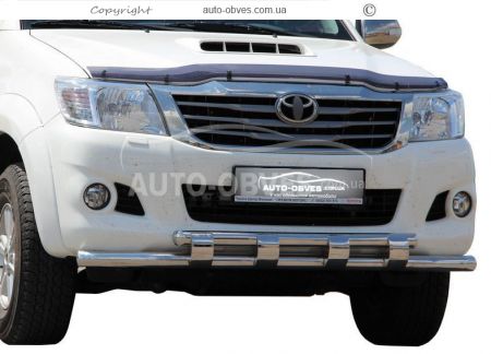 Front bumper guard Toyota Hilux 2006-2012 фото 0