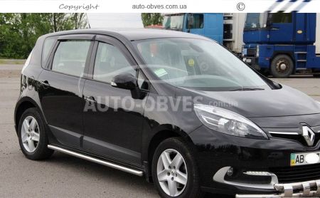 Захист бічного порога для Renault Scenic III 2009-2015 Ø:42|51|60 мм фото 1