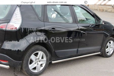 Захист бічного порога для Renault Scenic III 2009-2015 Ø:42|51|60 мм фото 2