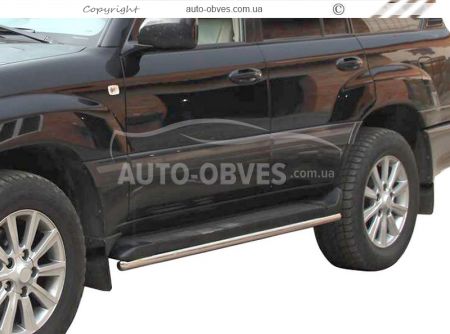 Door sill protection for Toyota Land Cruiser 100 фото 0