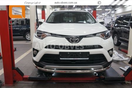 Одинарная дуга Toyota Rav4 2016-2019 -тип: Ø60мм фото 2