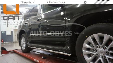 Захист штатного порога для GX Lexus 460 фото 1