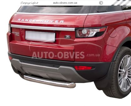 Land Rover Evogue rear bumper protection - type: single pipe, custom order 7-10 days фото 0