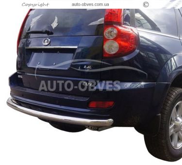 Rear bumper protection Great Wall Hover, Haval - type: single pipe фото 0