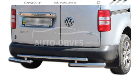 Защита заднего бампера VW Caddy II фото 0