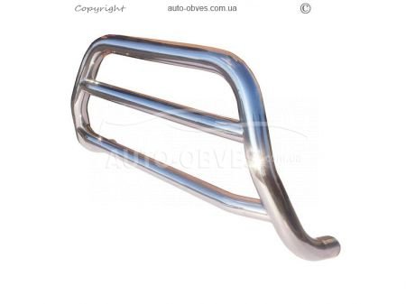 Bull bar Mitsubishi L200 2006-2014, Pajero Sport 2008-2016 - type: 2 jumpers фото 1