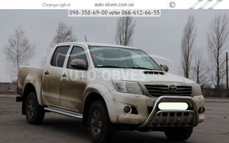 Кенгурятник Toyota Hilux 2012-2015 - тип: подвійний фото 3