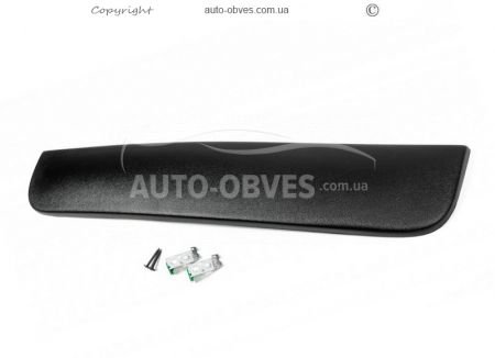 Pad on the radiator grill Skoda Yeti 2009-2013 – type: lower – color: matt фото 0