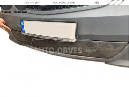 Накладка на решітку радіатора Mercedes Vito 639 2010-2015 - колір: матований фото 2