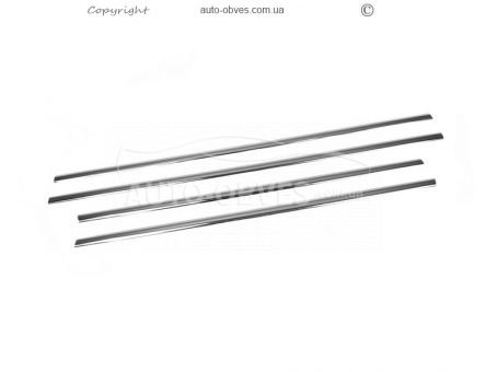 Ssangyong Rexton exterior window trim stainless steel 4 pcs фото 1