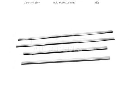 Outer edging of glass Ford C-max stainless steel 4 pcs фото 0