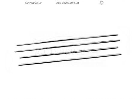 Outer edging of glass Ford Mondeo stainless steel 4 pcs фото 1
